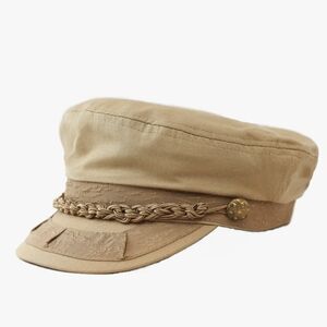 EPOCH Hats Fiddler's Cap/Greek Fisherman's Hat S-M Cotton NWT Khaki